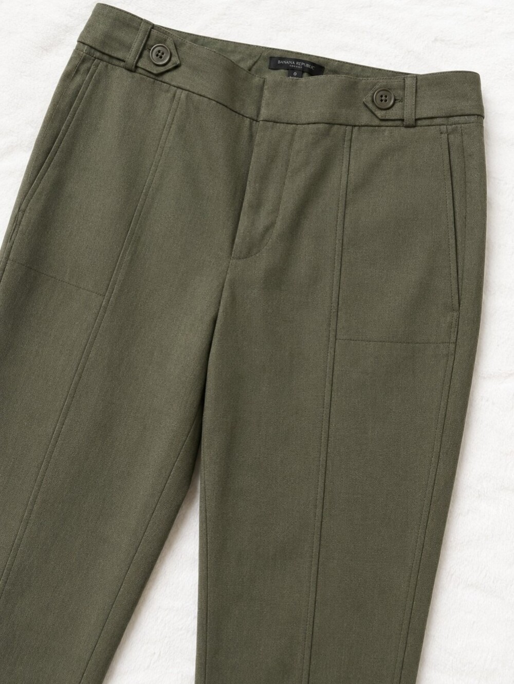 Banana Republic Olive Green Slim Ankle Pants Size 0